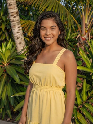 Maria Clara, 24-year-old Filipina from Manila in a yellow sundress - legitimate dating profile