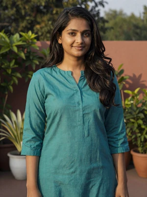 Priya, 29-year-old Indian woman in a garden - Indian women dating profile