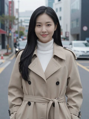 Ha-Eun, 28-year-old Korean woman in urban setting - Korean dating conversation starters