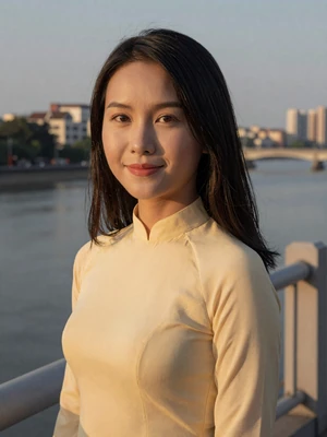 Trang, 29-year-old Vietnamese woman from Da Nang by the river - intercultural dating profile